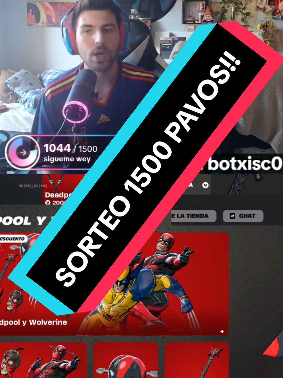 SORTEO DE 1500 PAVOS PARA UNO DE VOSOTROS! REQUISITOS: 1-}SEGUIRME 2-} MENCIONAR A 2 AMIGOS ESO ES TODO!!  EL GANADOR SE DARA EL 13 DE ESTE MES EN DIRECTO BUENA SUERTE A TODOS! #sorteo #fortnite #sorteopavos #fortnitesorteo #skin #1500pavos 