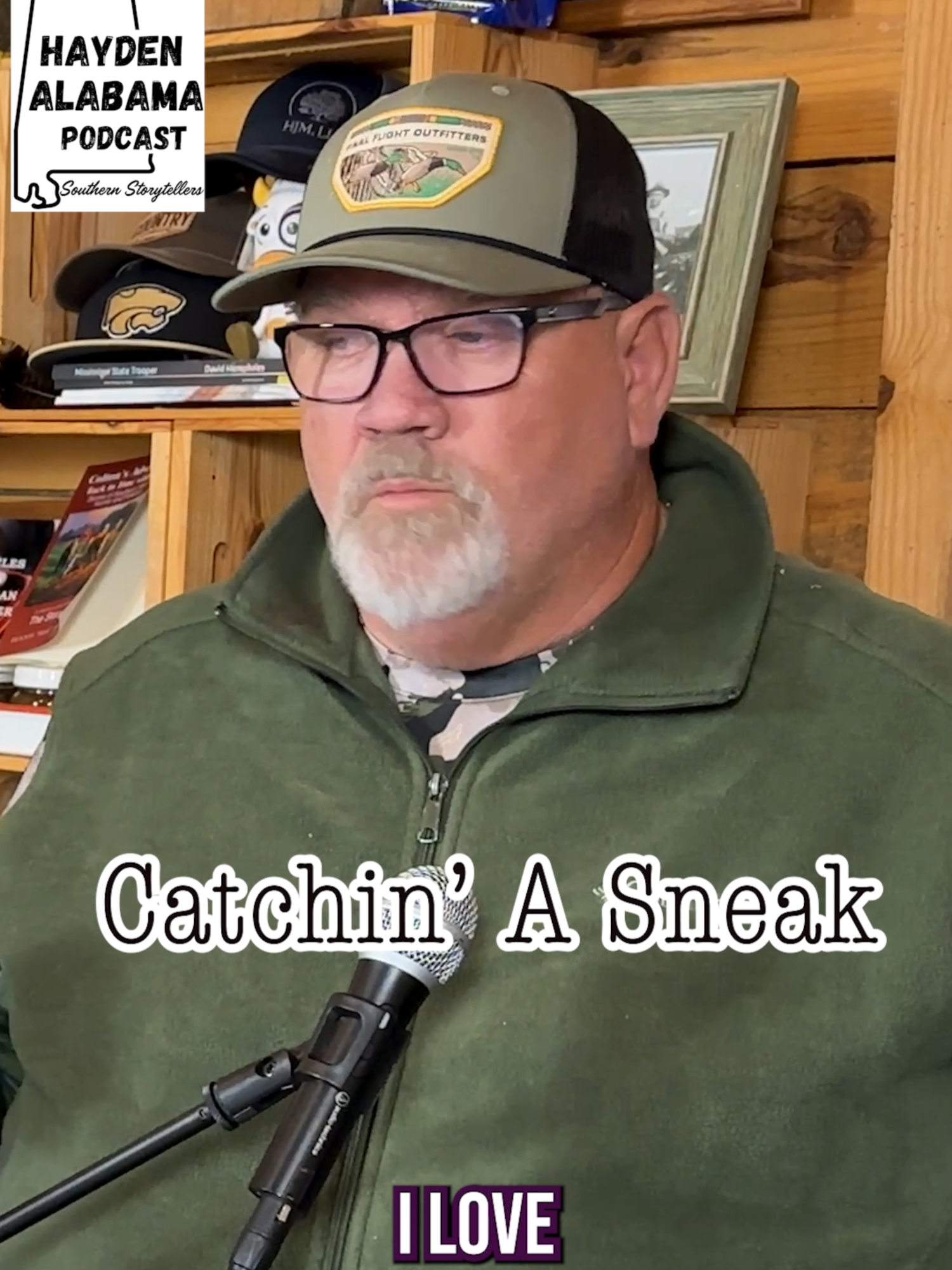 Catchin' a sneak | From Episode 106 | #haydenalabamapodcast #fyp #funnymoments #funny #southern #podcast #storytime #storytelling #storyteller #lifelessons