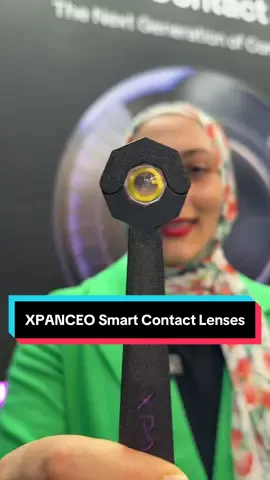 Like something out of a sci-fi movie, XPANCEO is testing the limits of vision tech with these smart contact lens prototypes, which may have have health and app uses in the future. Would you stick these in your eyes?  👀 #xpanceo #contactlenses #biotechnology #futuretech #mwc2025