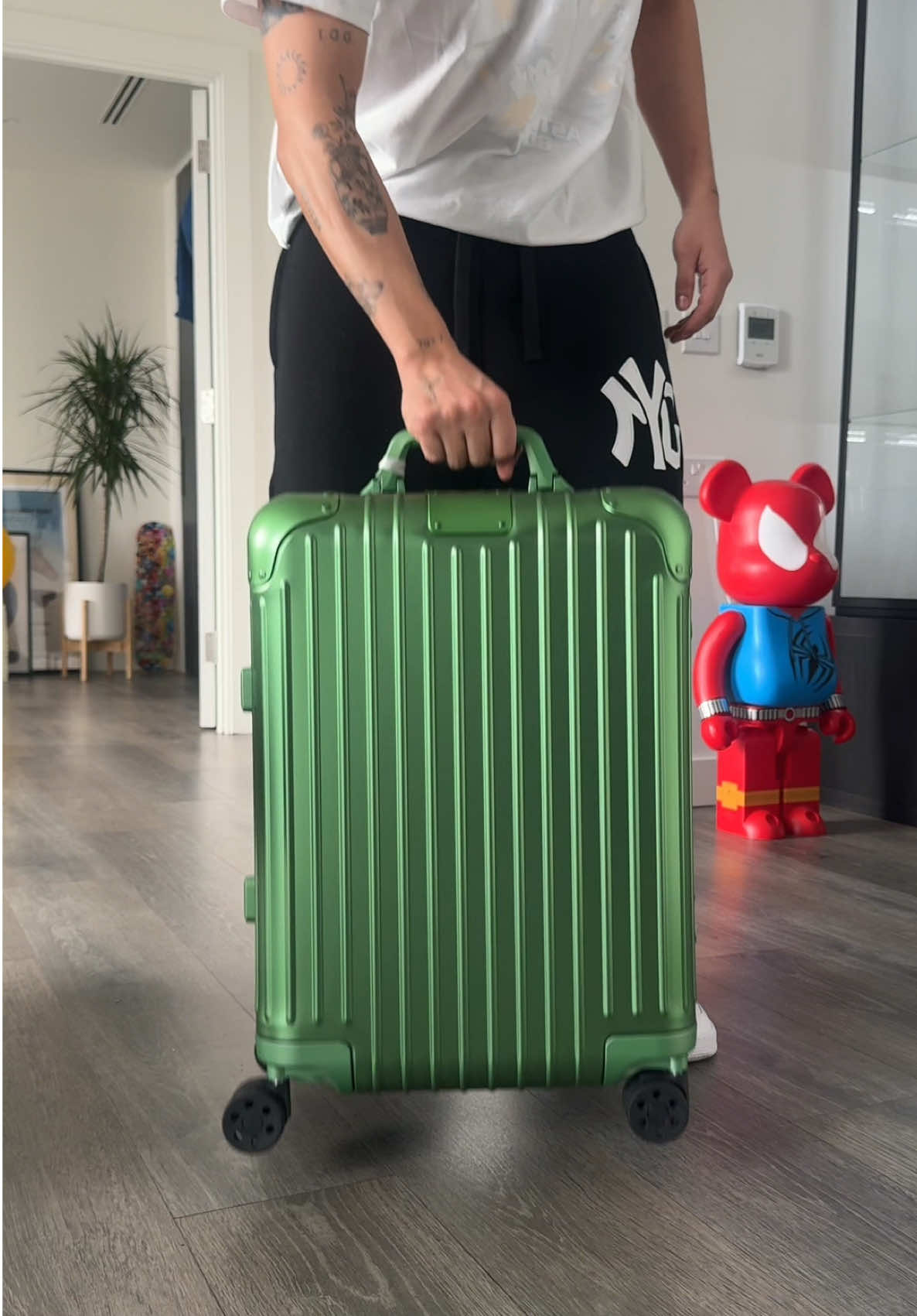 the perfect suitcase doesn’t ex… #rimowa #fyp #suitcase #streetwear #fashion #travel 