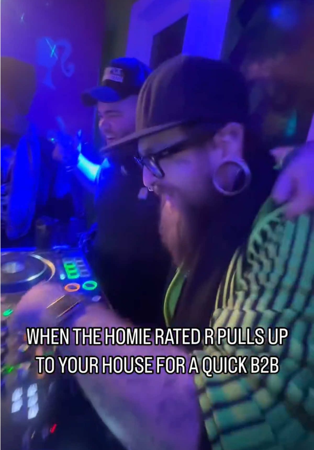 When the squad rolls in for a back-to-back DJ sesh, you know it’s about to get wild! 🎛️🔥 Expect some fire drops, impromptu dance-offs, and a whole lotta hype. These nights are all about good vibes, great music, and unforgettable moments we will cherish for a lifetime. 🫶 Nothing beats when your friends become your hype crew, and the whole place transforms into the hottest club in town. Tag your homies you go b2b with and get ready for some unforgettable memories and plenty of laughs. Let’s do this! 🎧🔥 — ** #SquadGoals #B2BDJ #DJLife #PartyTime #GoodVibesOnly #EpicMoments #DanceParty #TurnUpTheHeat #UnforgettableNights #ratedr ** —@RATED R 