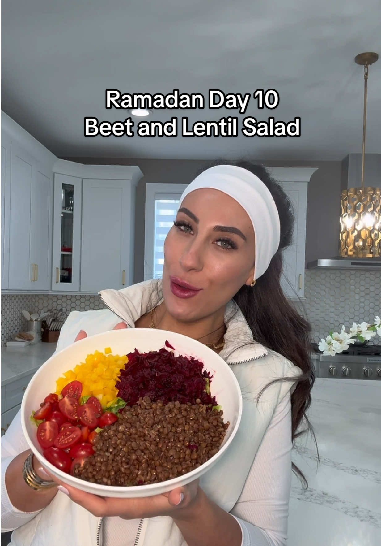 Warm Days call for a good salad #Ramadan #ramadan2025 #iftarprep #iftar #fasting #muslimtiktok #foodtiktok #FoodTok #salad #arabsoftiktok #ArabTikTok @Chobani @calphalonbrand @Busch’s Fresh Food Market @Ninja Kitchen @McCormick Spices 
