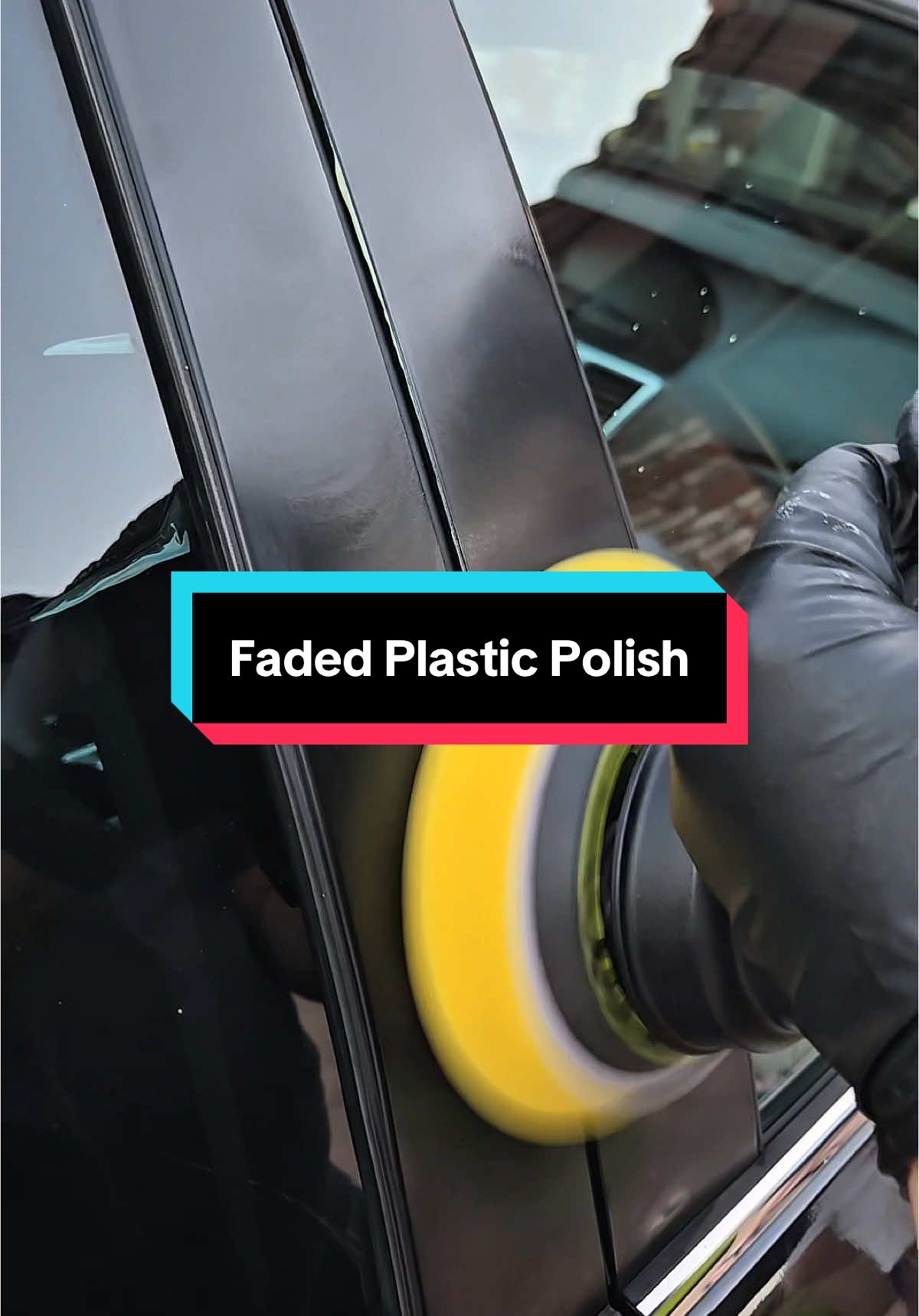 Faded or scratched plastic trim? Use @DIY Detail Gold Standard Polish to refresh these spots on your car or truck! #detailing #cartok #detailer #detailersoftiktok #fyp #fypシ #teamwork 