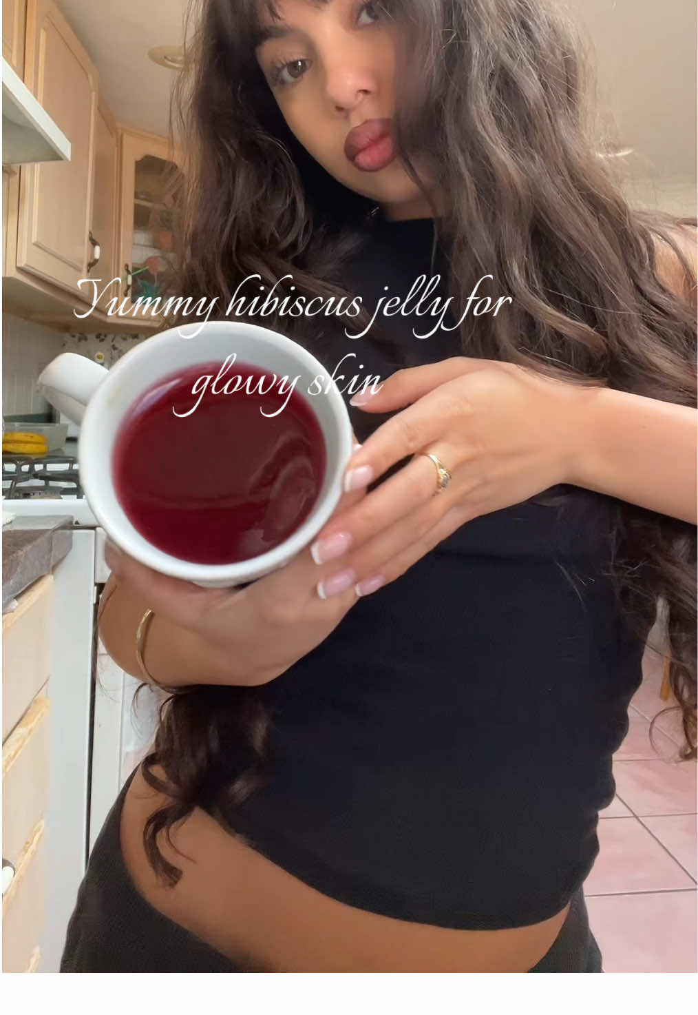 🌺 EAT YOUR SKINCARE 🌺 Hibiscus tea gelatin, 0 sugars, high in antioxidants and vitamin c #jello #teajelly #hibiscus #hibiscustea 