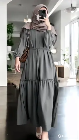 rosaline dress gamis dengan bahan crinkle yang nyaman #dress2025 #dressrosaline #gamislebaran #gamis #dresspremium #JelajahRamadan 