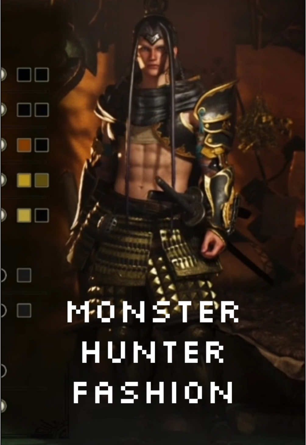 too busy fashion hunting #monsterhunter #monsterhunterwilds #charactercustomization #mhw #gaming #layeredarmor