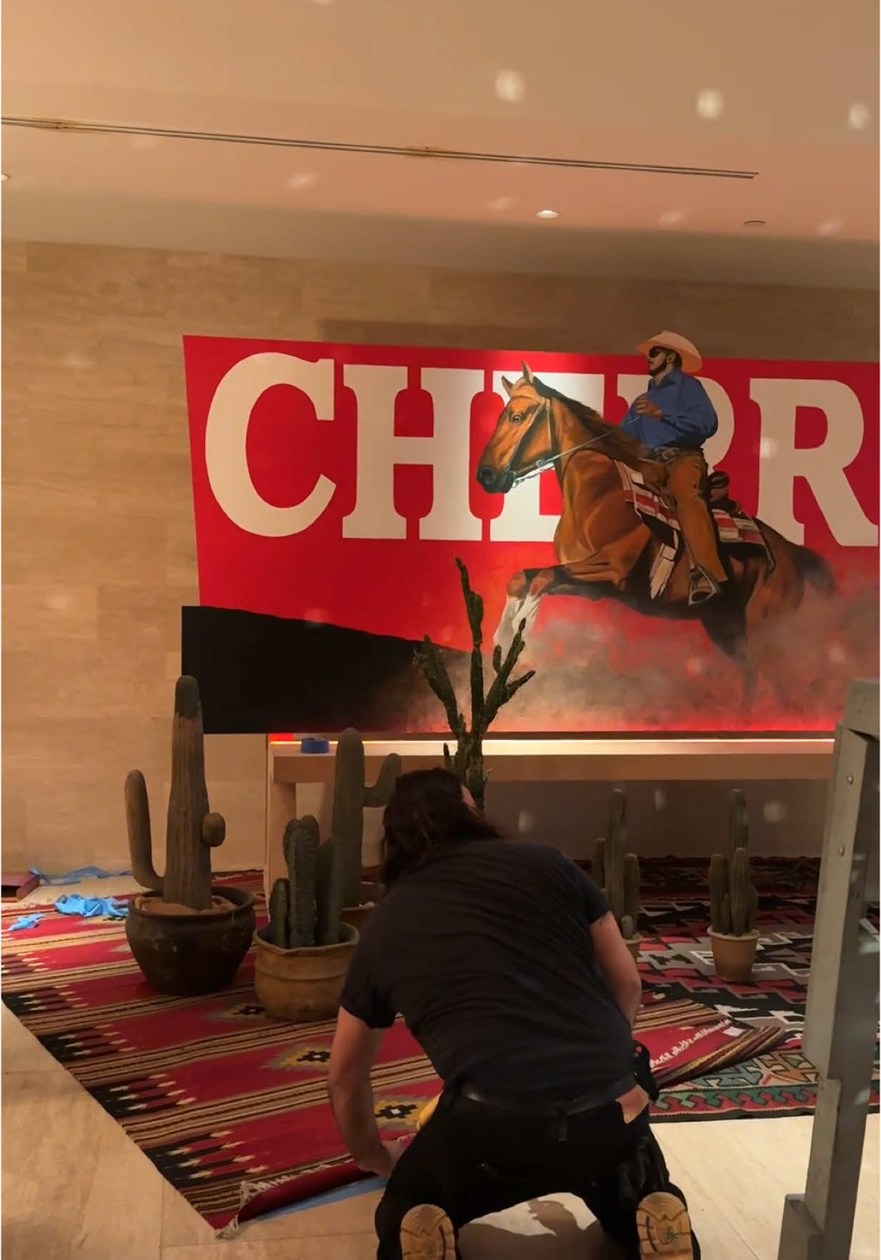 Lights down, giddy up. Watch the Blue Room turn cherry red for the W Hotels x @CherryLosAngeles Speakeasy.