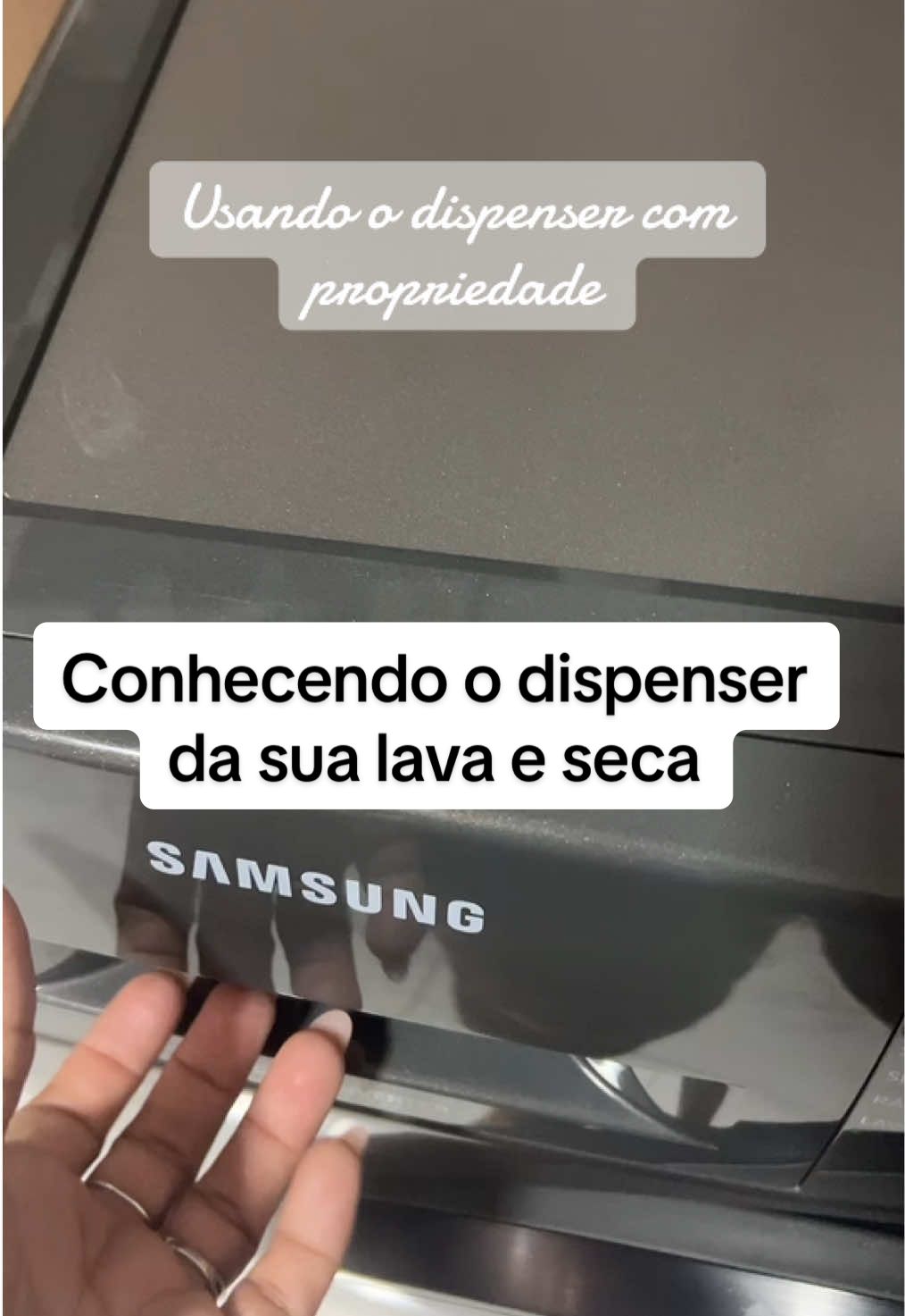 Você conhece com propriedade os compartimentos de produtos da sua lava e seca?