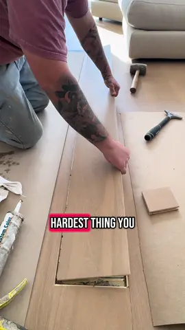 How to repair a wood floor #flooring #flooringinstaller #repair #whiteoak #woodflooring 