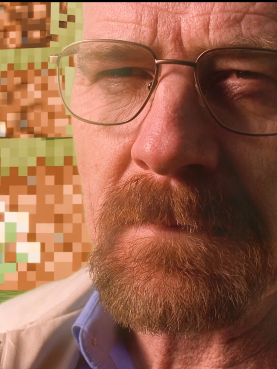 Walter's First Night in Minecraft #fyp #Minecraft  #walterwhite #breakingbad #gaming #minecraftmemes 