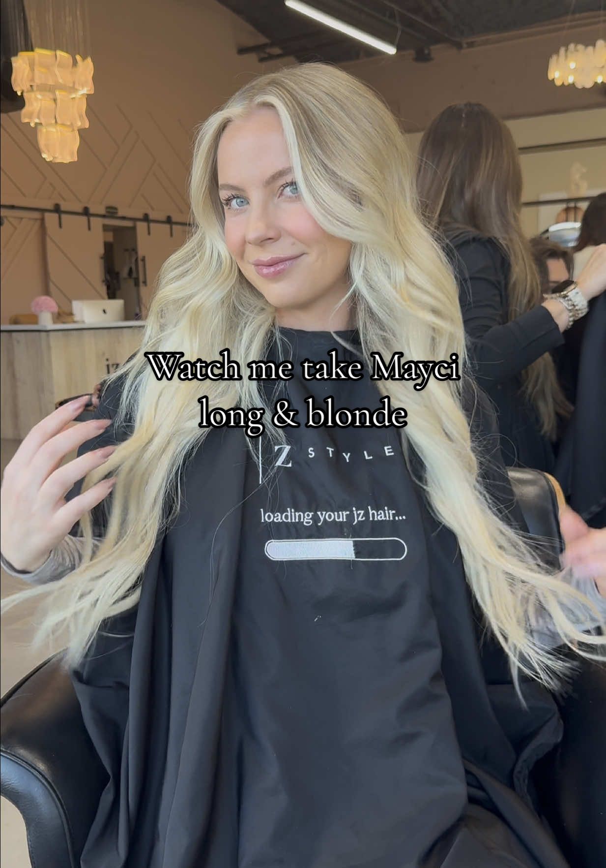 Lonnggg & Blondeee for @Mayci Neeley 😍🤩 #momtok #jzstyles #hairextensions #jzstylessalon #hairvideos #utahsalon #blondehair 