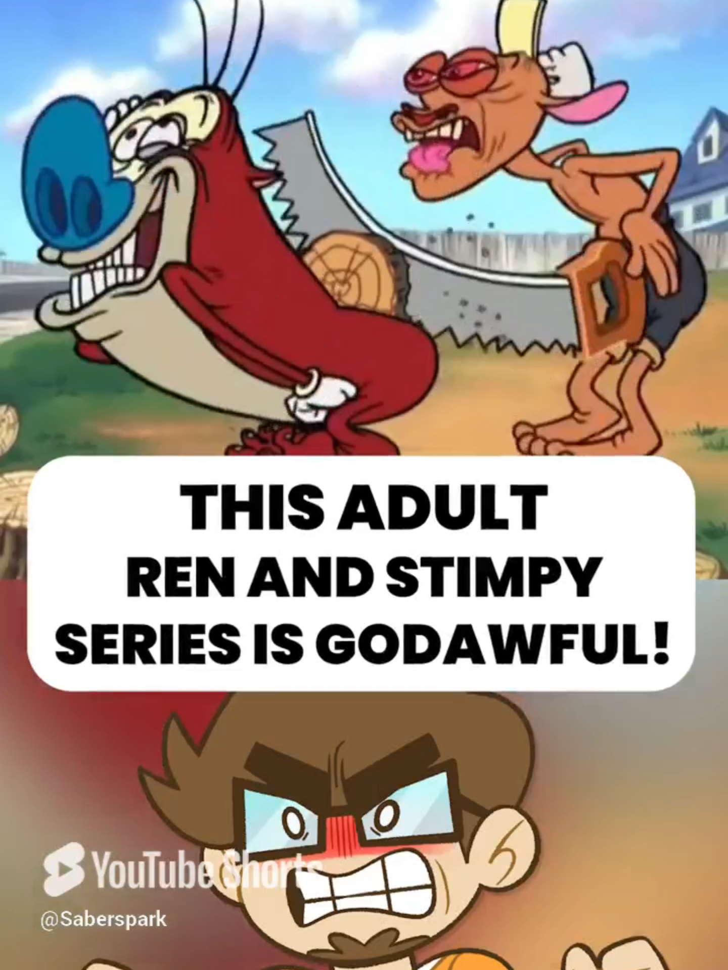 This Adult Ren and Stimpy Cartoon Is AWFUL! #fyp
