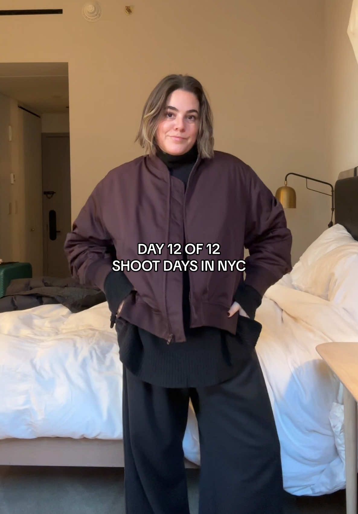 Ya girl is tired - 12 shoot days and lack of sleep is showingggggg today #outfit #series #nyc #producer #shootday 