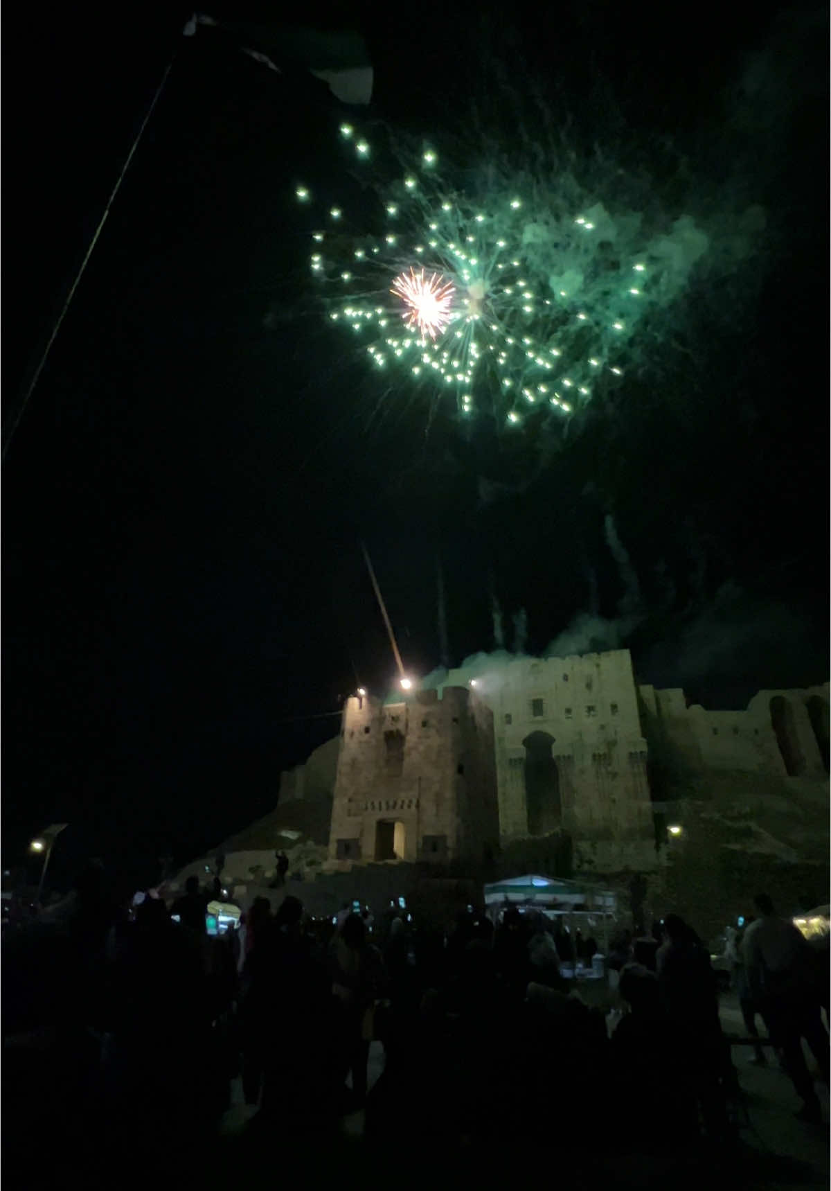 احتفال اهالي مدينة حلب باندماج الأكراد تحت مظلة الحكومة السورية الجديدة 📸👏🏻  #سوريا #حلب #قلعة_حلب #احتفال #سوريين #اكراد #حرة #تصويري📷 #2025 