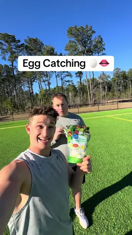Egg Catching 🥚 👄 #trickshot #sports #funny #catch #throw #bestmouthontheinternet @JakeAjemian30 