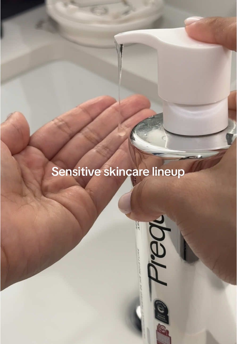 Sensitive skincare routine lineup ✨ @Prequelskin @imfrom_us @LaRochePosayUS @Vanicream™ Sensitive Skin Care  #sensitiveskincare #sensitiveskin #acneproneskincare #simpleskincare #simpleskincareroutine 