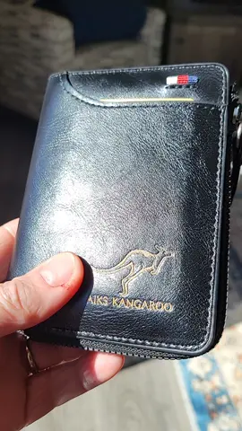 Rfid Leather Zipper Wallet  #zipperwallet #fathersdaygiftideas #leatherwallet #rfidwallet #rfidwallet #wallets #menswallet #tiktokshopfinds #tiktokshop 