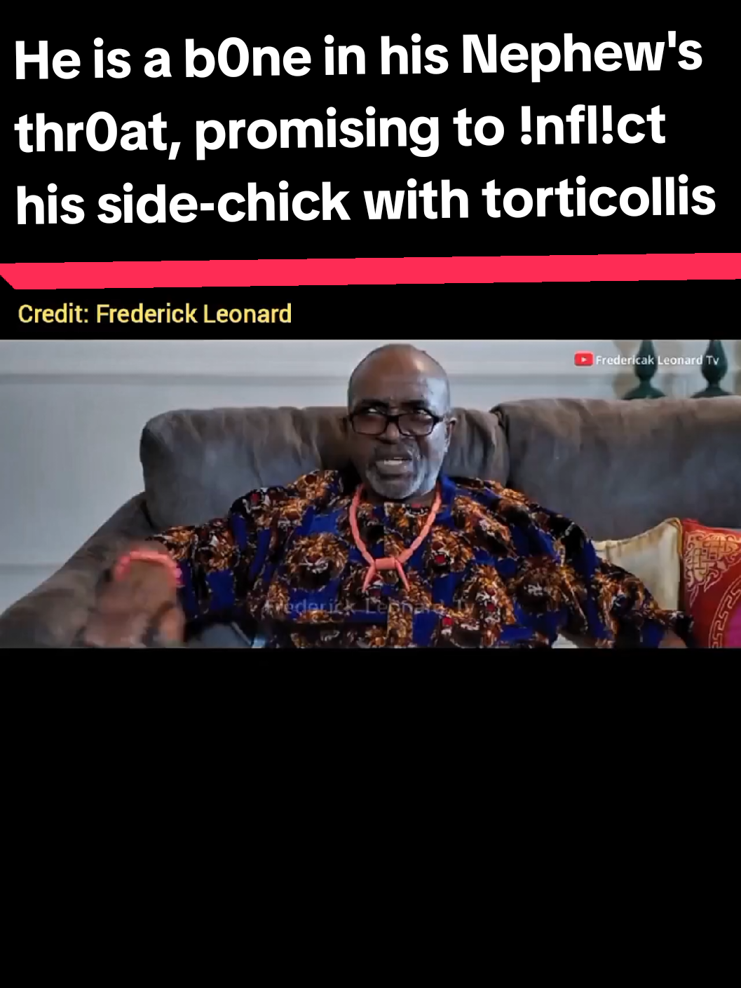 He is a b0ne in his Nephew's thr0at, promising to !nfl!ct his side-chick with torticollis Title: IJE (The Journey) Proudly produced by Frederick Leonard Casts: Frederick Leonard  Mary Igwe Paul Udensi Ejike Paul (former voice behind the deep voice of BigBrotherNaija) Language: Igbo 30%, English 70%  #tik_tok #tik 