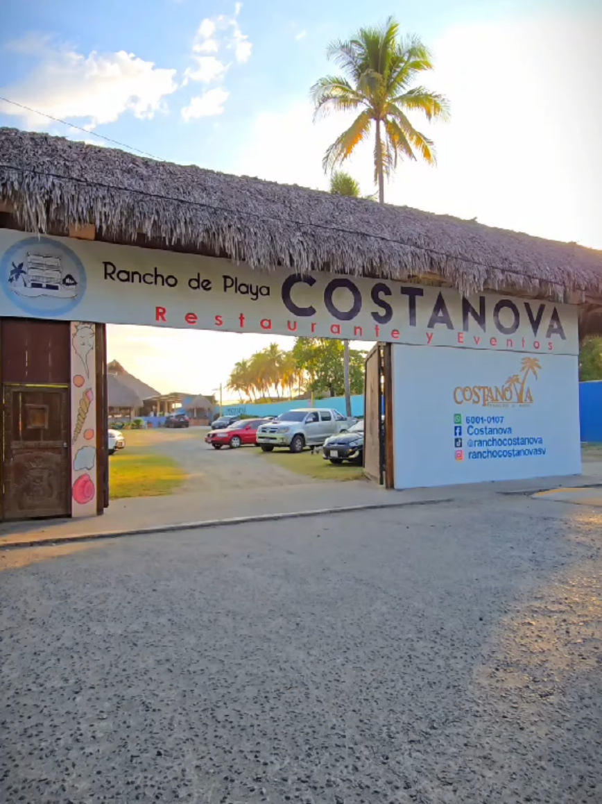 ¡Así es en Rancho de Playa Costanova en la Costa del Sol! 🇸🇻 #viral #elsalvador #ranchocostanova #costadelsol #playassv #turismo 
