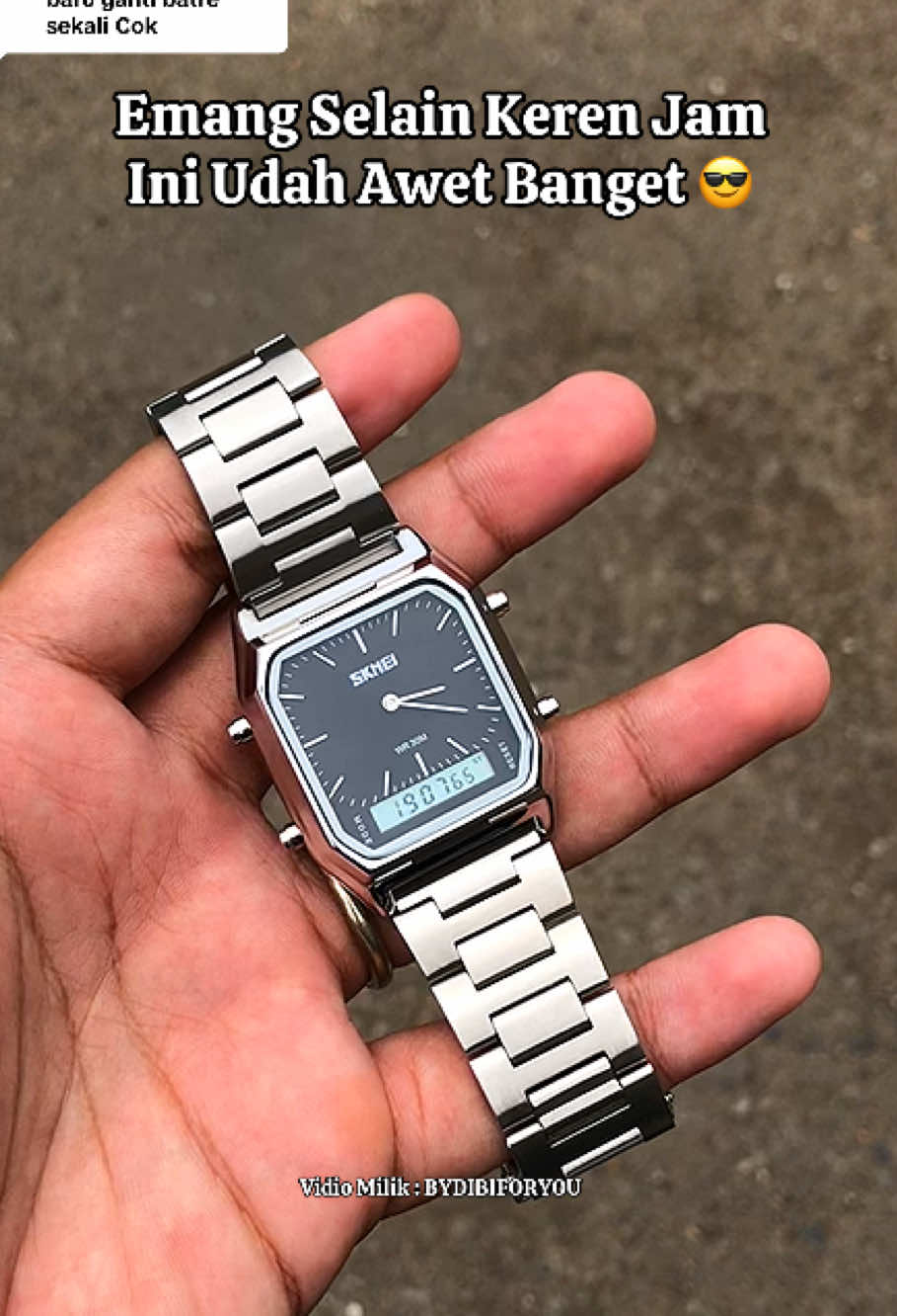 Membalas @𝓗𝓪𝓶..  Tampil Keren Gaperlu Pake Jam Jutaan Pake Ini Auto Skena #jamtangancowokkeren #jamtangancowok #rekomendasijam #jamcowok #jamantiair #jamskmei #skmeiwatch #wibgajian #cuantanpabatas 