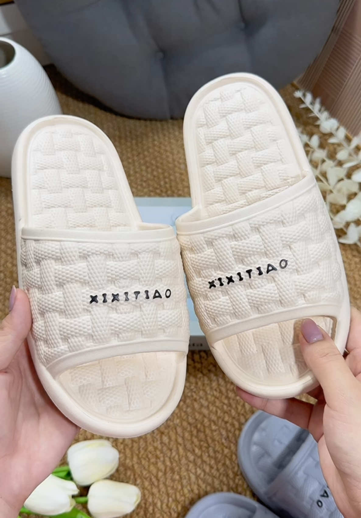 Dép đi trong nhà Xixitiao 4 màu #depditrongnha #depnu #depxinh #xuhuong #thinhhanh #muataitiktok #tiemgiaycuanang 