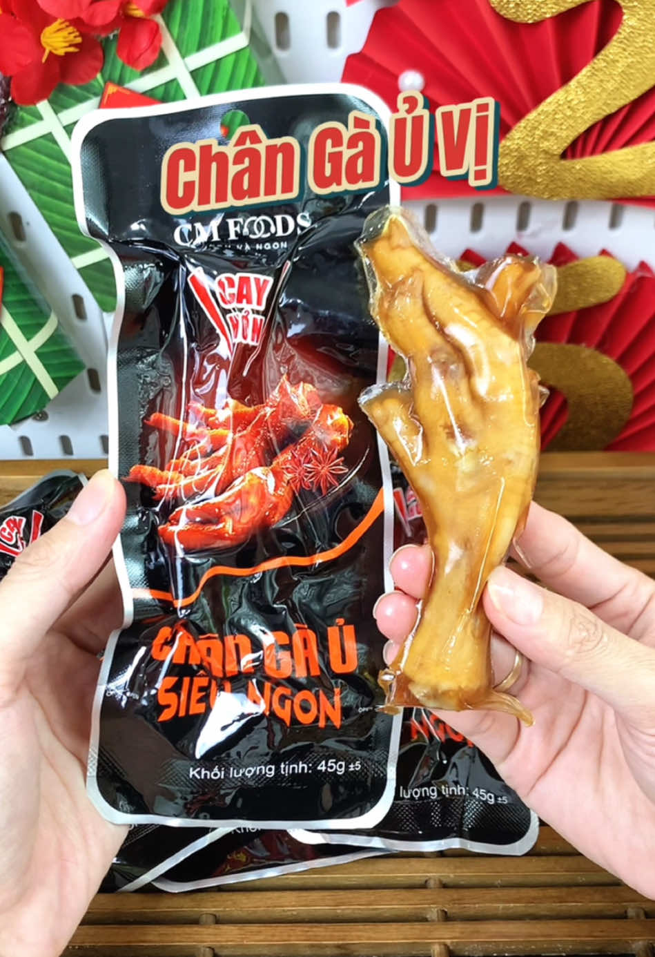 Chân gà Ủ Vị chuẩn Việt Nam của CM FOOD hàng Việt Nam sản xuất tại Việt Nam 🇻🇳 #cmfoods #changa #changauvi #changauvivietnam #anvat #anvattiktok #ancungtiktok #bonthichanngon #review #food #mukbang #tiktokfood #muataitiktok #tiktokshop #salegiuathang #viral 