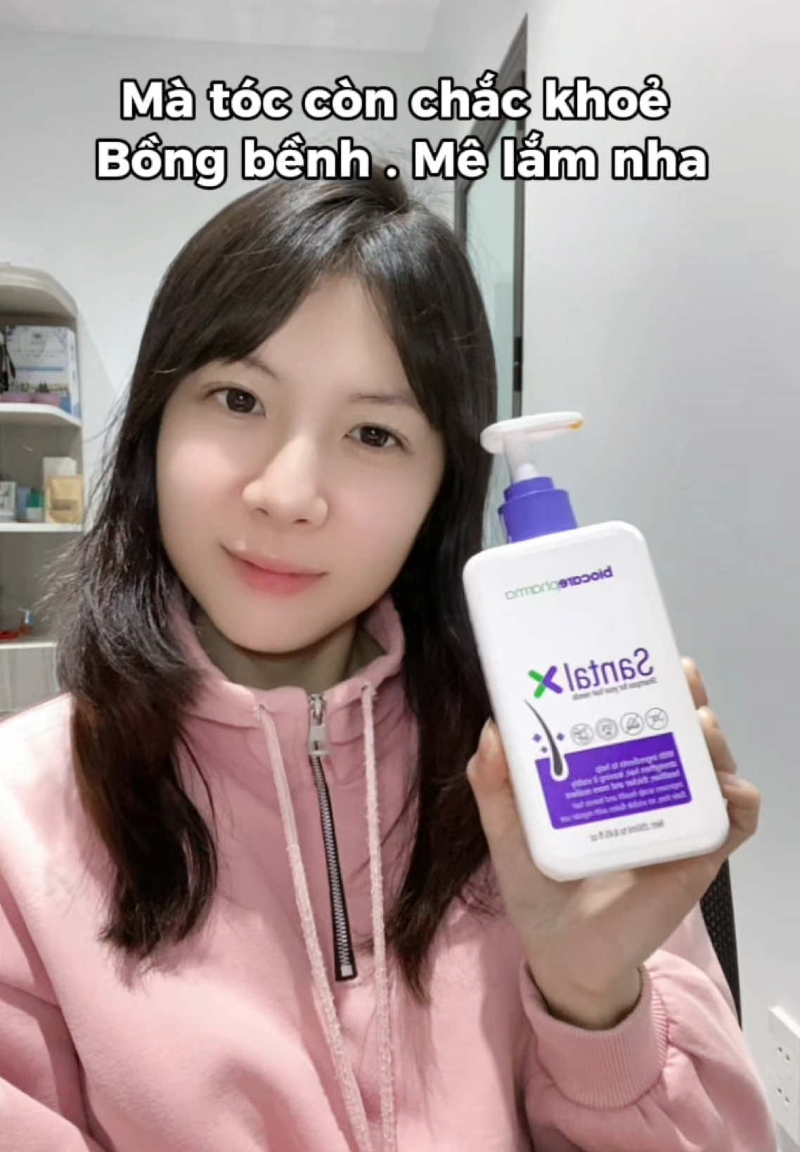 Dầu gội SanTal X cực đáng mua #muataitiktokshop #xuhuongtiktok #biocarepharma #santalx #daugoitrigau #daugoisantalx 