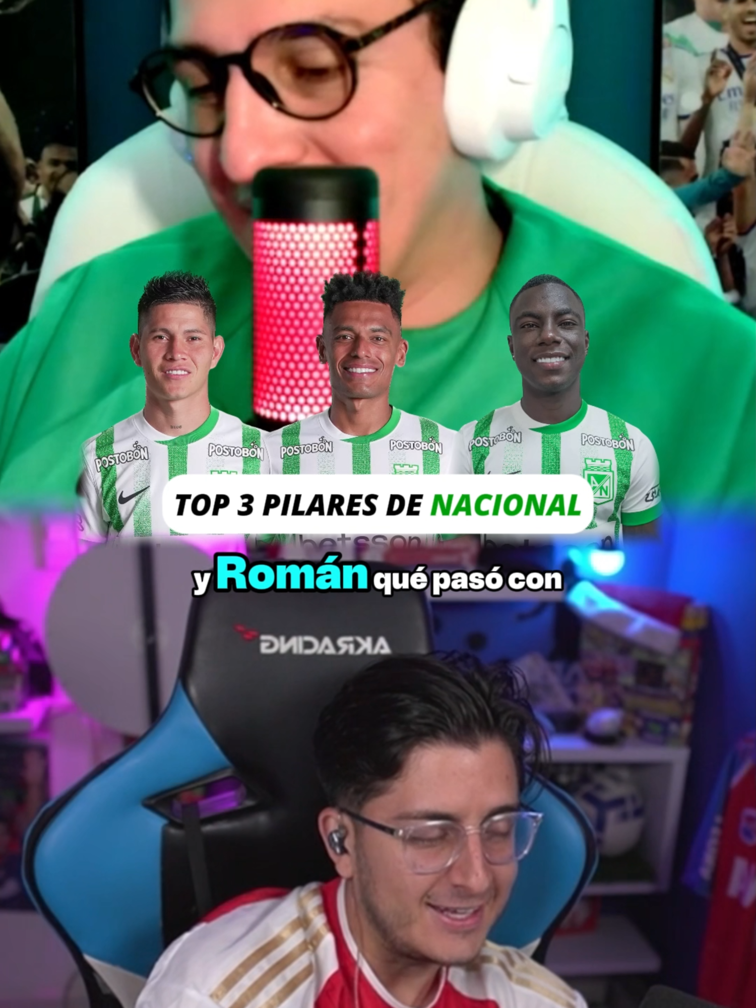 TOP 3 pilares de Atlético Nacional 🤔⚽🇨🇴 @dachaves249 #futbol #futbolcolombiano