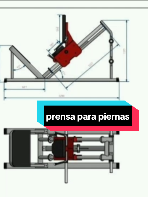 Para el que quiera incursionar con el tema de máquinas para gimnasio otro plano más#herreria #emprendedor #perfiles #hierros #herrerosargentinos #metal 