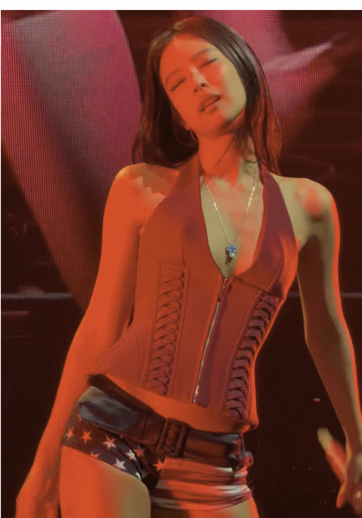 Filter is so iconic ❤️‍🔥 🇺🇸 #jennie #ruby #therubyexperience #blackpink #blinks @JENNIE 
