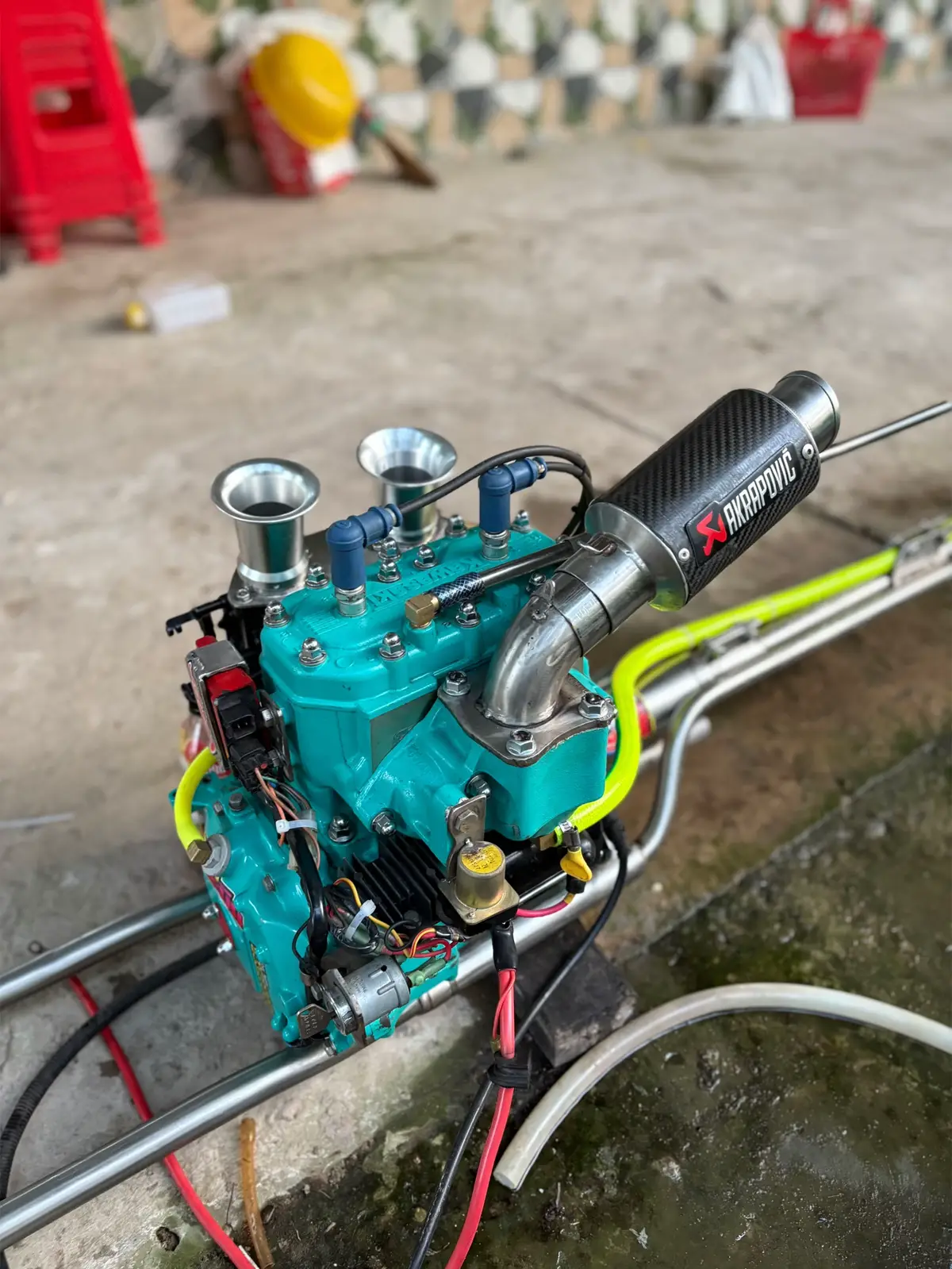 Còn thiếu gì nửa k ae 🥰🥰#topthinhhanh #xuhuong #sangbietxu2 #xuồngbay #đamme #máy2thì #bếntre71 #kawasaki #võlaimientay #😎 