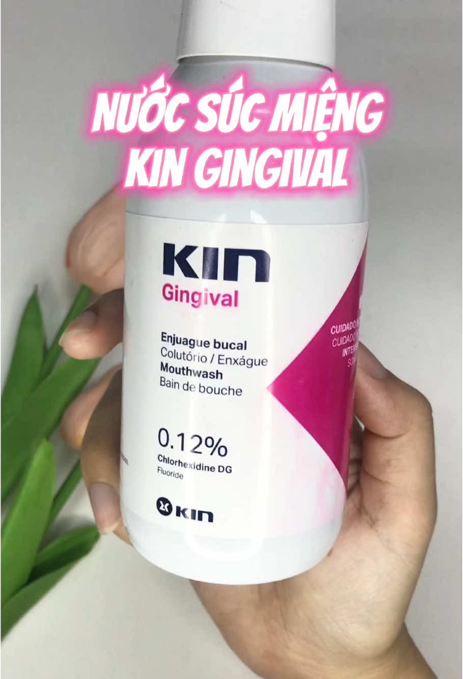 Nước súc miệng Kin hồng #xuhuong #viral #nuocsucmieng #review 