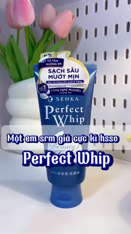 Sữa rửa mặt Senka Perfect Whip phù hợp mọi loại da #senkaperfectwhip #suaruamat 