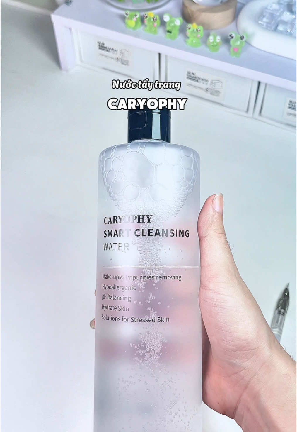 Nước tẩy trang lành tính Caryophy cho da dau mun #unbox #unboxing #nuoctaytrang #caryophyvietnam #caryophy #nuoctaytranglanhtinh #goclamdep #reviewlamdep #gocnhohazy #xuhuong