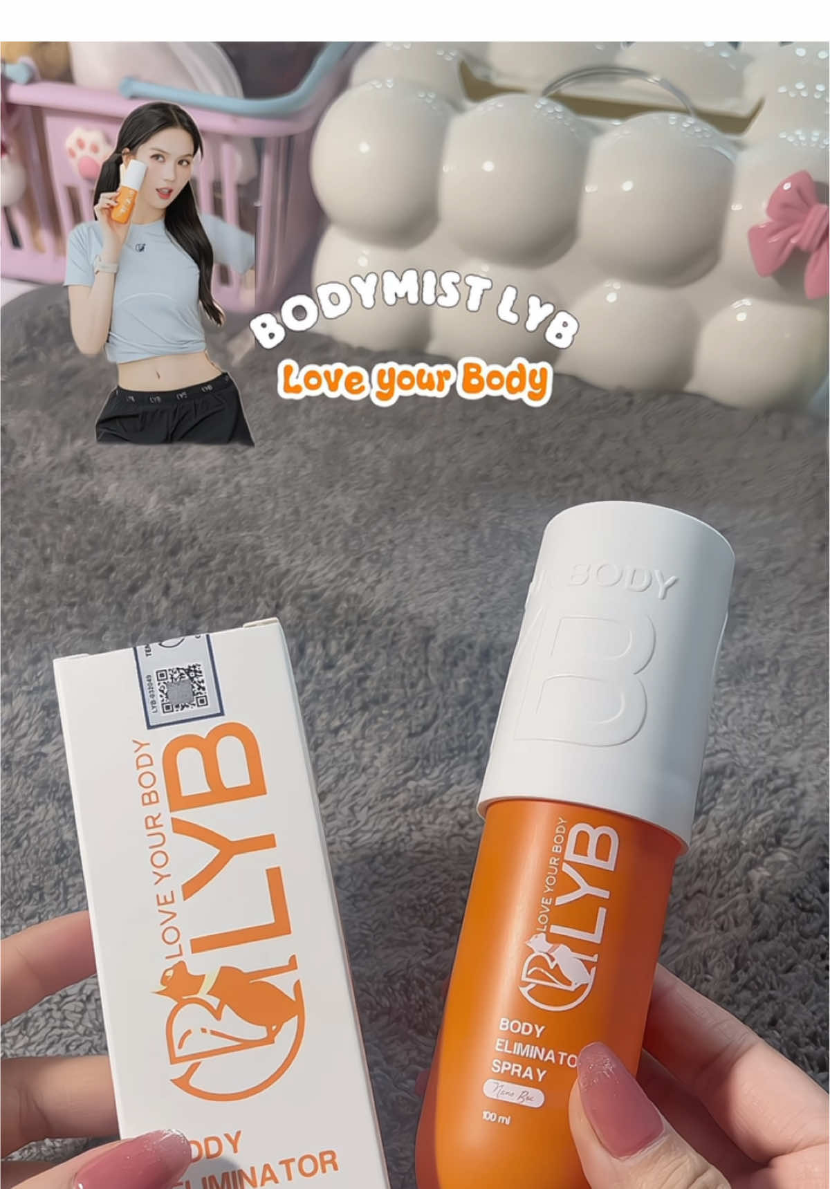 Bodymist LYB siu thơm #LYB #xitkhumui #lybbodymist #LYBCosmetic #feelfresh #onegr 
