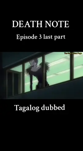 Death note tagalog dubbed episode 3 part 3 #fyp #foryou #foryoupage #fyppppppppppppppppppppppp #deathnote #kira #anime #tagalogdubbed 