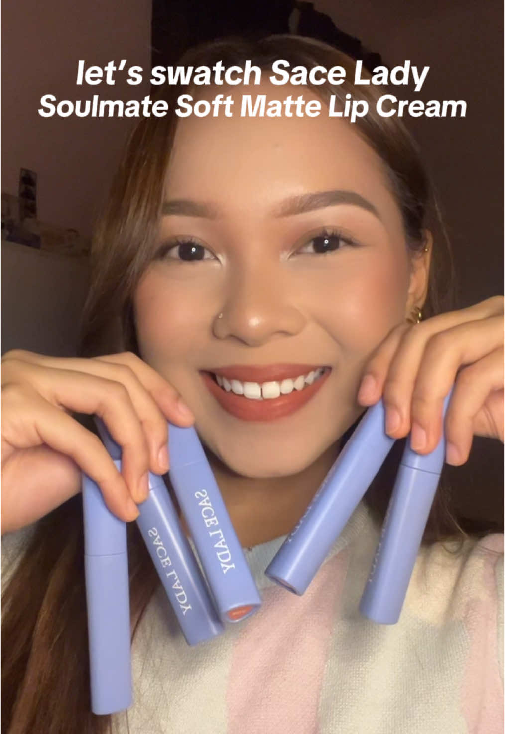 look at all the pretty colors🥹grab sekarang!! ada sale!! @SaceLadyMY #sacelady #saceladylooks #saceladycosmetic #saceladylipcream #mattelipstick #guardian #lipmatte #velvetlipmatte #saceladylip 
