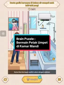 Brain Puzzle level 77 : bermain petak umpet di kamar mandi #RamadanDiTikTok #brainpuzzletrickyquest #brainpuzzle #brainpuzzlegames #kuncijawabangame #kuncijawaban #gametok #fyp #fyppppppppppppppppppppppp