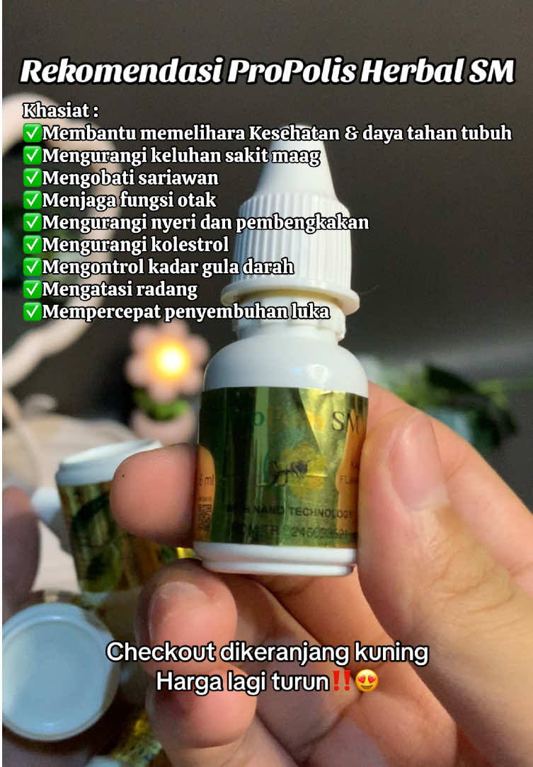 Yang mau harga murah, checkout dikeranjang kuning sekarang, stok terbatas‼️😍🥰 #propolis #propolissm #dayatahantubuhampuh #fyp #racuntiktok #rekomendasiobatherbal #obatherbalmurah 