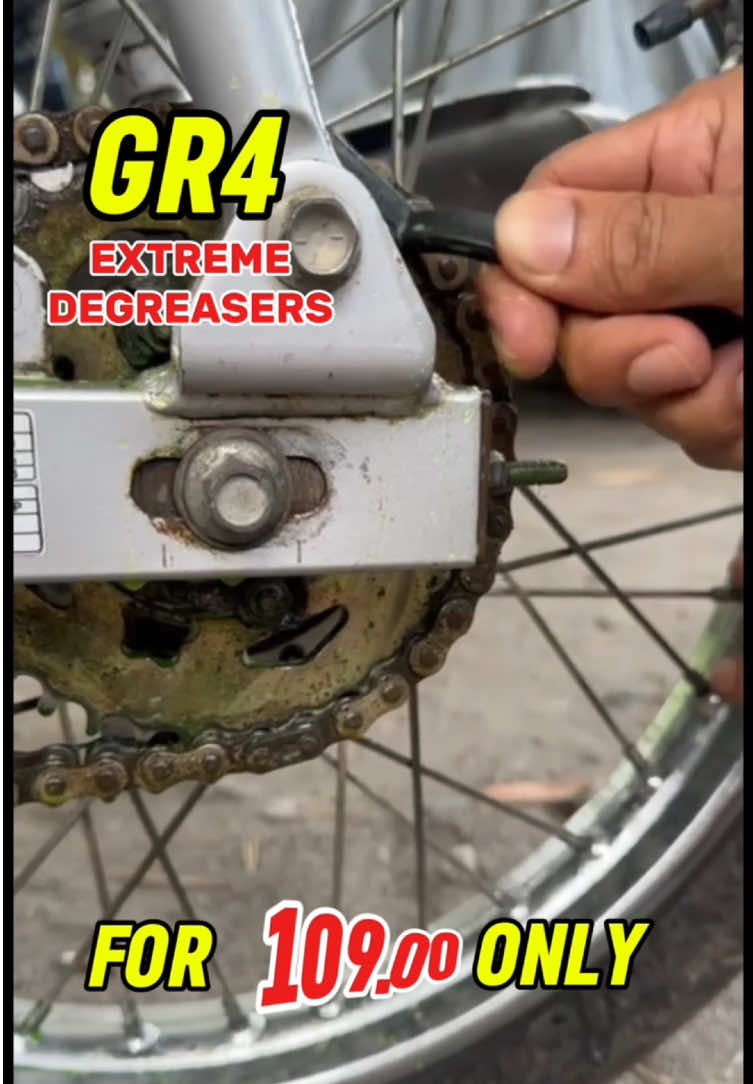 PANG MALAKASAN NA DEGREASER BA? SIGURADONG MALILINISAN TALAGA ANG MOTOR MO!! #guapocarcaresolutions #carwash #carwashing #degreaser #degreaserviral #degreaserformotorcycle #gr4carcare #gr4 #baakandres 