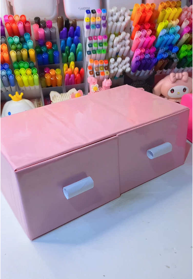 Desk Drawer/Organizer💕 #kittycrafty #DIY #diyproject 