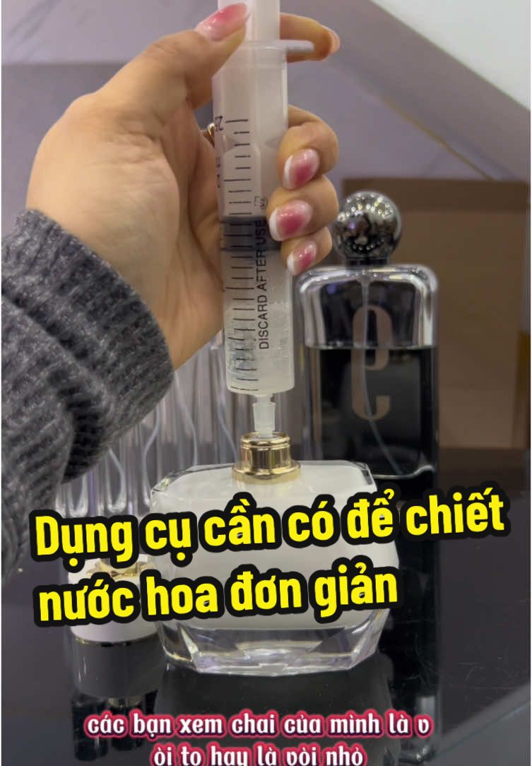 Dụng cụ để chiết nước hoa #cachchietnuochoa #chaichietmypham #chailochietnuochoa #vochietnuochoa #dungcuchietnuochoa #chai10ml #chaithuytinh10ml #vỏchaithuỷtinh 