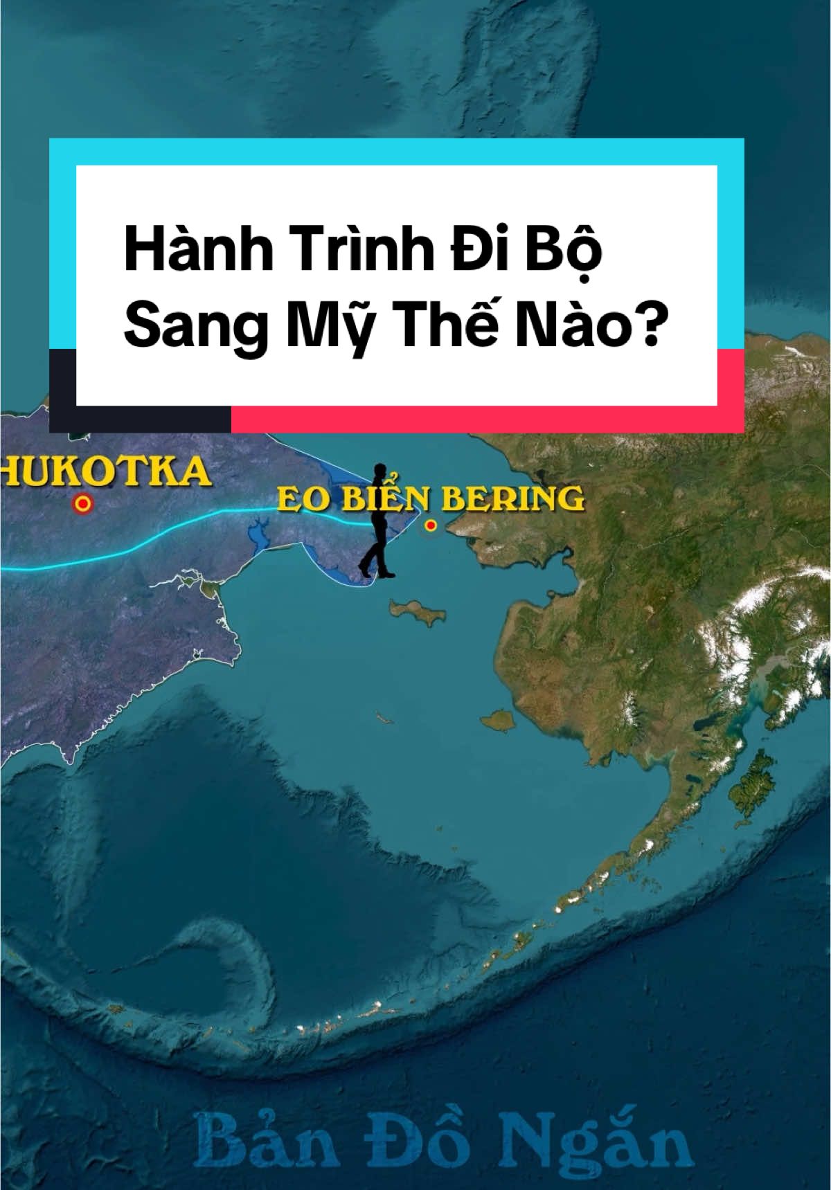 Hành Trình Đi Bộ Từ Việt Nam Sang Mỹ sẽ diễn ra như thế nào? #khampha #dialy #kienthuc #geography #geolayer3 #