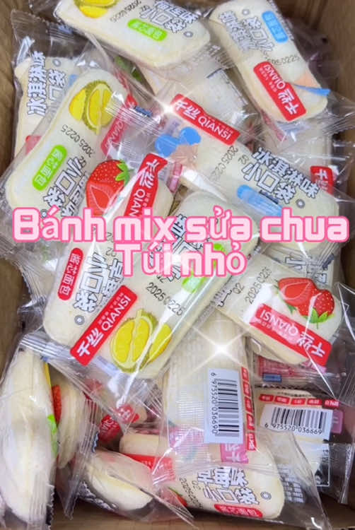 Bánh mix sữa chua túi nhỏ 1kg 43cái 2kg 87cái🥰🥰#tiktok #fyp #sua #banh 