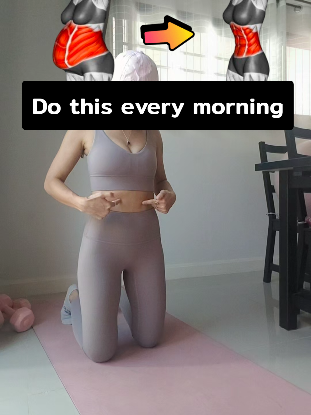 do this every morning ‼️ #homefitness #workoutroutine #workoutathome #workout #abs #absworkout 