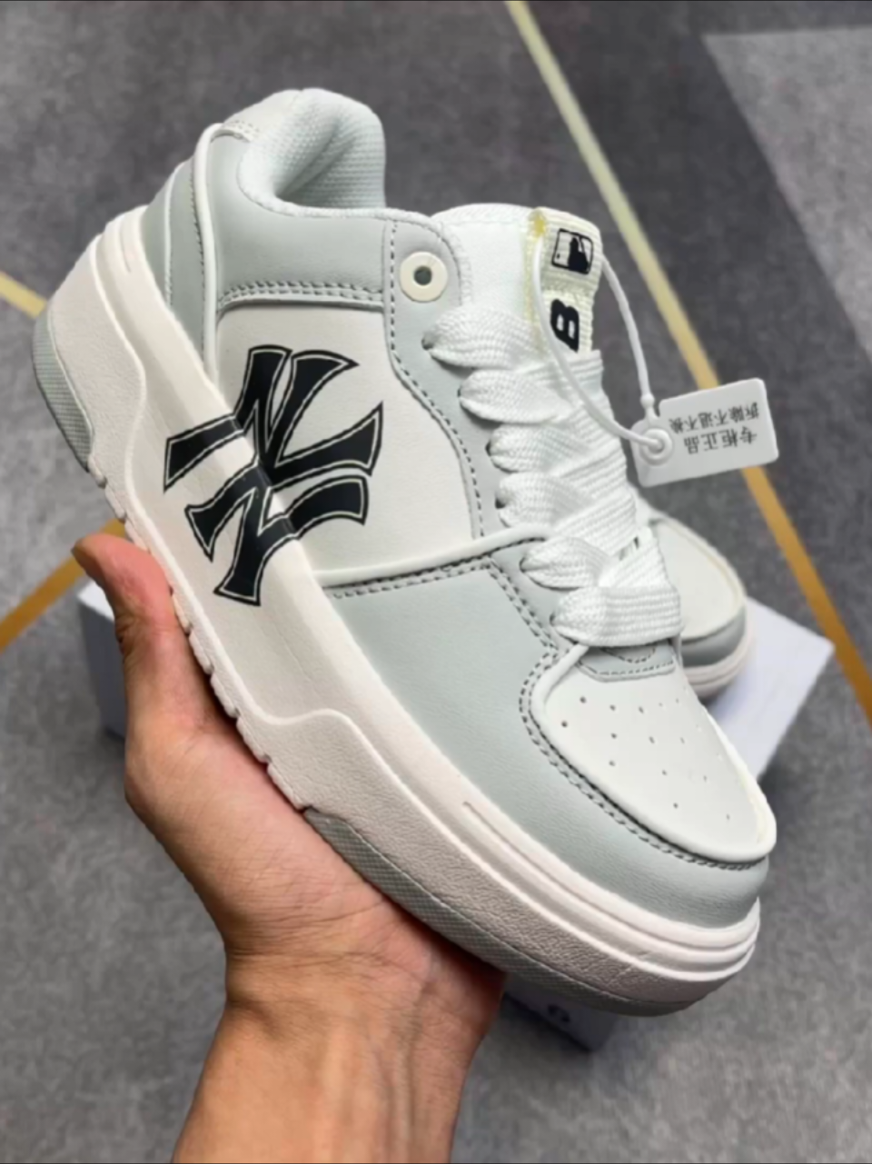 Giày MLB Chunky Liner White Grey #giaythethao #giay #xuhuong #giaydep #sneakers #giày #giaychinhhang #MLB 