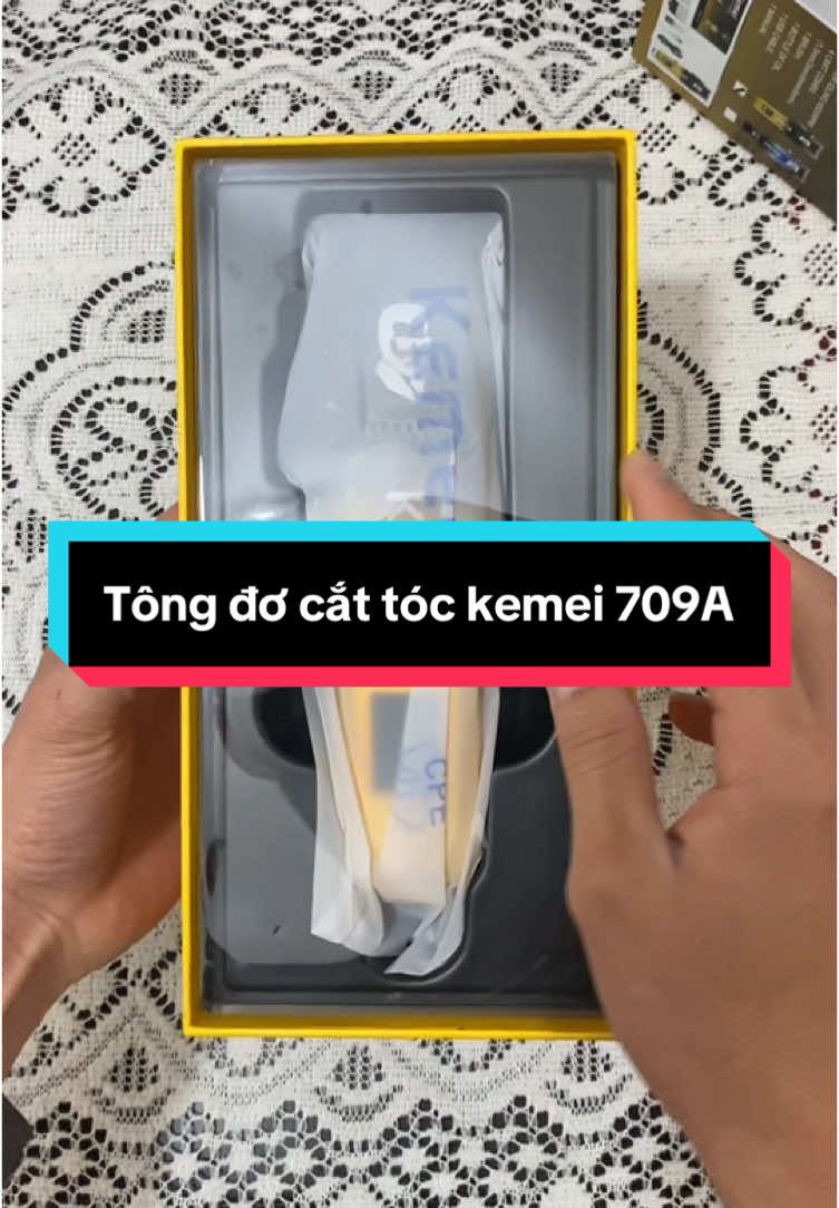 Tông đơ cắt tóc km 709a#beauty68 #tongdocattoc #tongdocattocchobe #kemei 