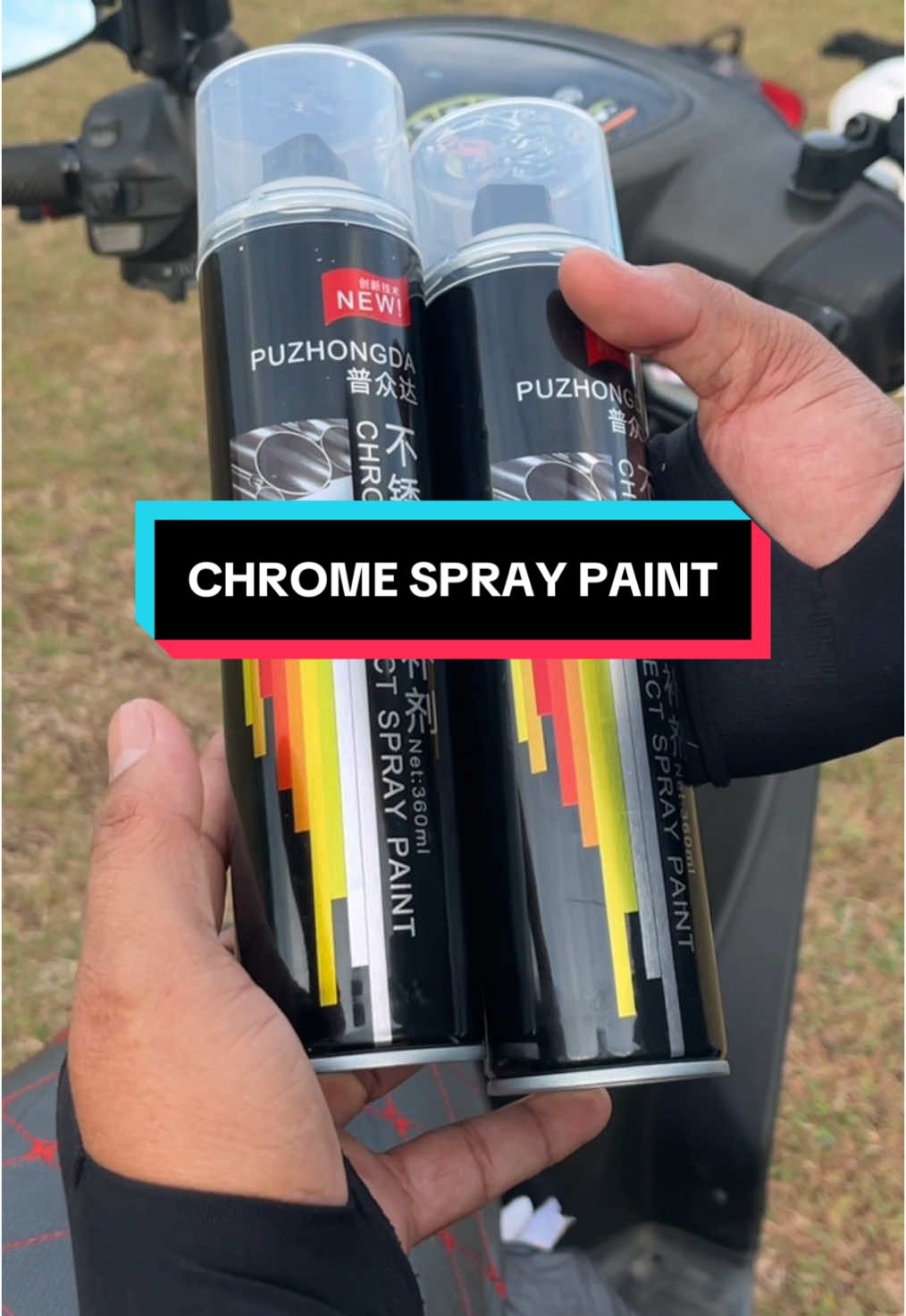 Kung may gusto kayong pagmukhaing bago na bakal ito na ang sagot dyan! chrome spray paint #chromespraypaint #spraypaint #spraypaintstainlesssteel #rustrestoration #motorcycleaccessories 