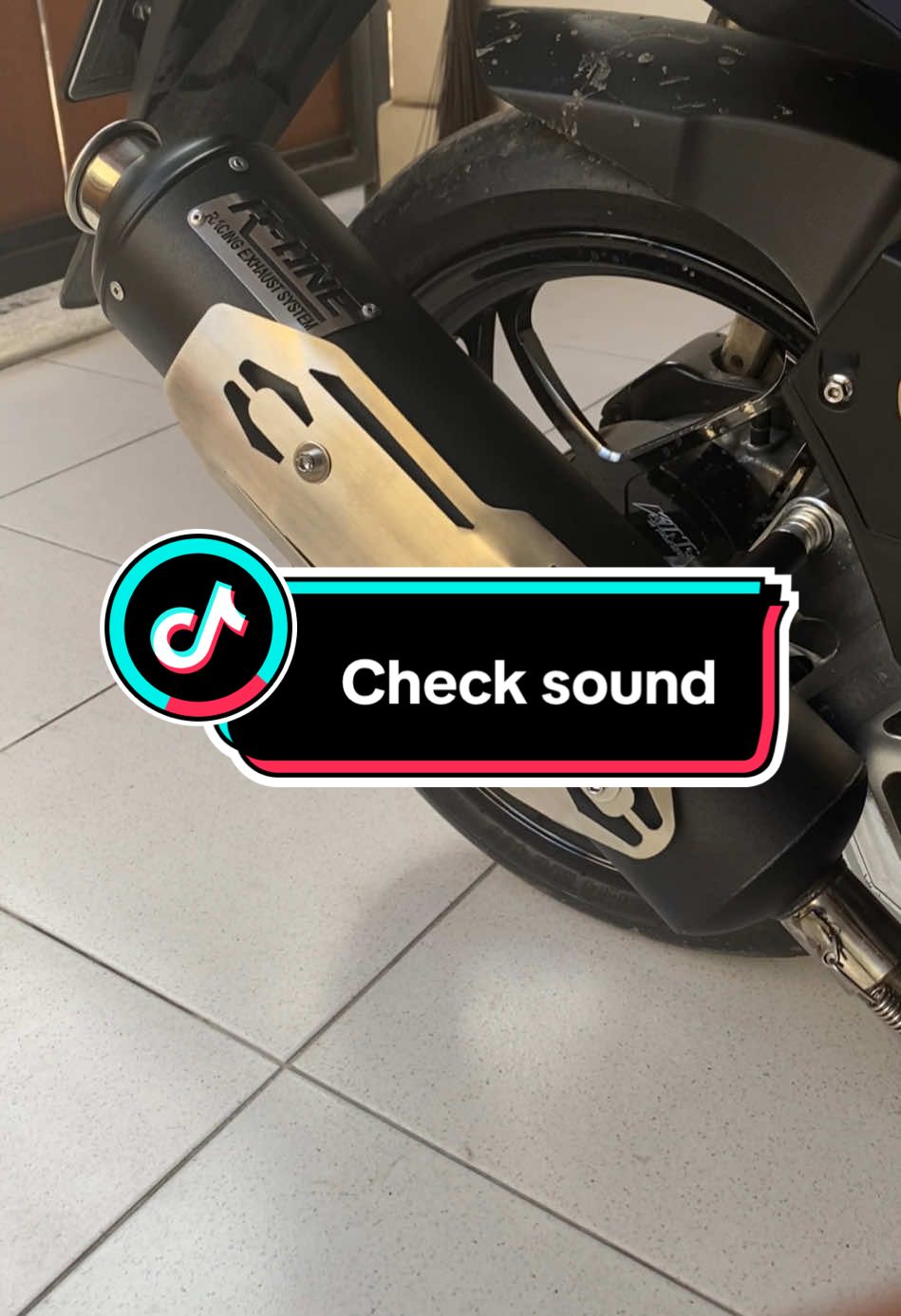 Check sound knalpot R one Racing vario new di vario KZR #knalpot #knalpotracing #knalpotstandartracing #roneracing 