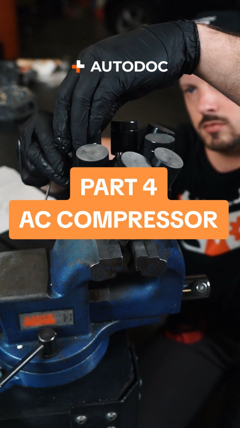 Part 4. Restoring the AC compressor🔝@AUTODOC 
 Was this video helpful for you? 🔧✅ 
 #autodoc #autoservice #autoparts #carparts #carmechanic #ridexautoparts #autoteile 
 #werkstatttipps #piècesauto #réparationauto #trucoscoche #tallerauto #hacksautomotrices 
 #trucchiauto #riparazioneauto #autohaki #naprawaauta #autoporady #ridextools #partsyoucantrust 
 #newcar #cartok #driving #diyauto #carfix #autodiy #tutorials #fyp #fy #trending #top #viral 
